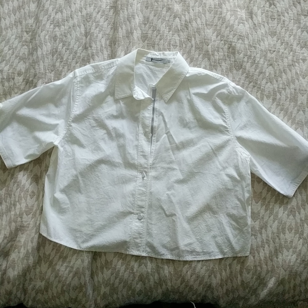 Cropped Alexander Wang cropped cotton blouse